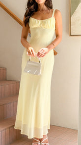 Margo Midi Dress - Yellow