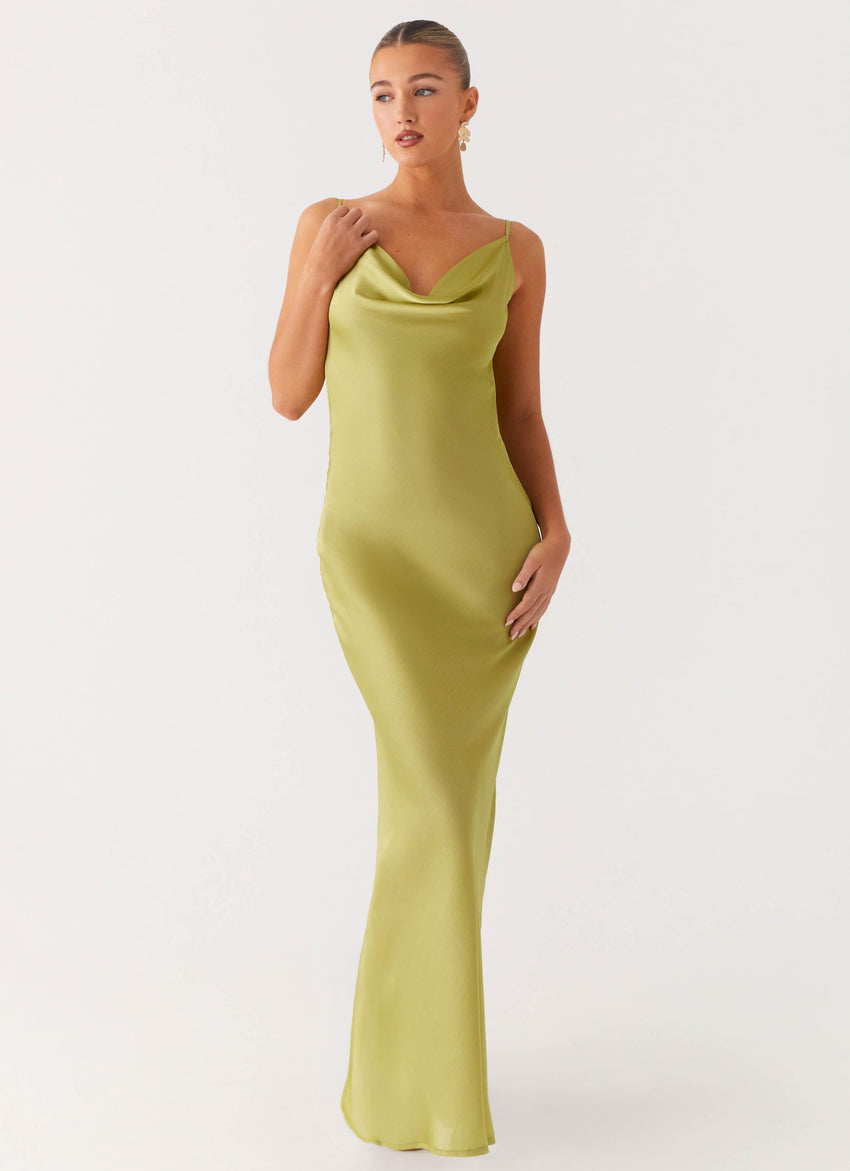 Jade Escape Maxi Dress - Lime