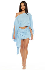 Ryoti Baby Blue Mini Dress