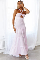 HELLO MOLLY Sexy Maiden Maxi Dress Pink